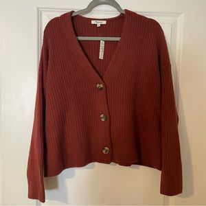 NWT Madewell Cameron Ribbed Cardigan Sweater